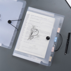 ที่กำหนดเองการนำเสนอปกแข็ง A4ขนาด <span class=keywords><strong>Pp</strong></span> 5กระเป๋าถุงเอกสารแฟ้มแขวนพลาสติกขยายโฟลเดอร์แฟ้ม - Product Image 5