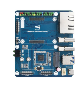 Scheda Base Ethernet Dual Gigabit Raspberry Pi CM4 con supporto modulo 5G/4G, scheda portante industriale per modulo di calcolo 4 - Product Image 3