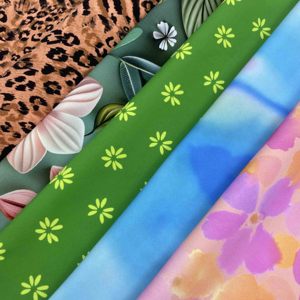 Căng Kỹ Thuật Số In Tùy Biến Vải Đồ Bơi Đôi Phải Đối Mặt Đầy Đủ-ngu si đần độn Vải Spandex Vải <span class=keywords><strong>Nylon</strong></span> Cho Đồ Bơi Và Bộ Bikini - Product Image 1