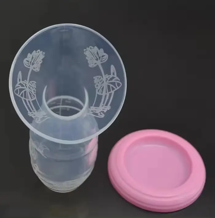 Bomba de leche materna manual de silicona sin BPA portátil personalizada al por mayor para lactancia de bebé