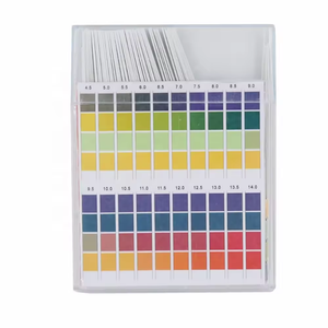 Dört renkli PH asit-baz şeritler Test kağıdı 0-14 sınıf 0.5 bilimsel laboratuvar kağıt testi - Product Image 5