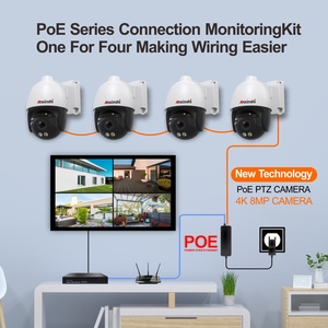 Xmeye APP 8MP Series POE Connection PTZ <strong>Camera</strong> Compatible with NVR for Warehouse Use Security <strong>Camera</strong> - Product Image 3