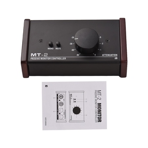 XLR 3.5mm入力出力を備えたパッシブモニターコントローラは、減衰制御ミュート機能をサポートします - Product Image 3