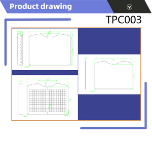 出厂价格TPC003塑料工具箱硬储物盒，带定制泡沫 - Product Image 4