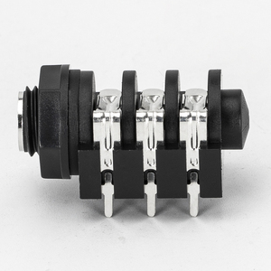 PJ-644D ขั้วต่อแจ็กกีตาร์6.35มม. โมโนสเตอริโอ4พิน6พิน PCB พร้อมขั้วต่อเสียง1/4นิ้ว6.35มม. - Product Image 5