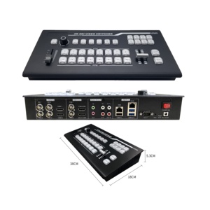 Zoomking ZMK830 Conmutador de video HD portátil 8 canales 4xSDI 2xH DMI 2xIP Stream Productions video Switcher - Product Image 2