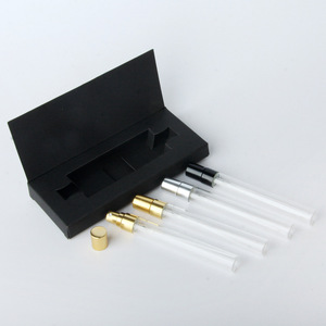 ミニトラベルフラット形状香水サンプルテスターボトルゴールド/シルバーメタルポンプ付き2ml 3ml 5ml 10mlリフィルアトマイザー - Product Image 6