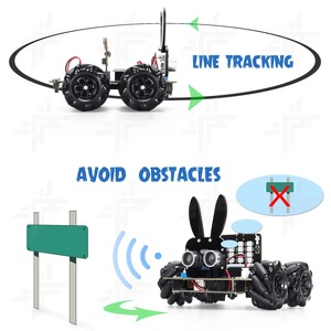 Smart Car Robotic Kit Himbeer Pi Stem Pädagogische Arduino-Programmierung Open Source Fernbedienung Roboter Auto