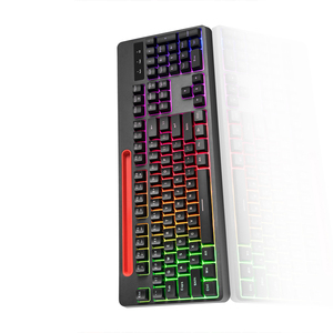 2.4G <strong>Wireless</strong> <strong>Keyboard</strong> Office Notebook Desktop <strong>Keyboard</strong> with Mobile Stand RGB Backlight Gaming <strong>Keyboard</strong> with Tablet Support