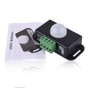 Interruptor de Sensor de movimiento PIR, Detector infrarrojo de CC de 12V, 24V, 6A, automático, ajustable, módulo de interruptor de luz para lámpara de tira LED - Product Image 6