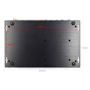 Mini PC de escritorio industrial HTPC Ensamblaje de puerto de red dual integrado con sistema operativo Linux para aplicaciones informáticas - Product Image 3