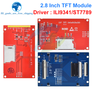 TZT 2,8 "240x320 SPI TFT LCD Serial Port Modul mit PCB Micro SD ILI9341 / ST7789V 5V/3,3 V 2,8 Zoll LED-Anzeige für Arduino - Product Image 6