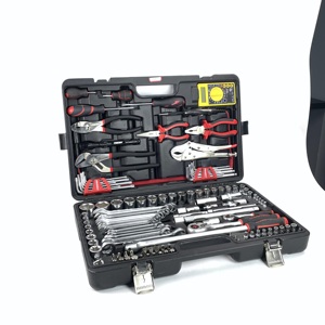 134 pcs שילוב כלי יד יצרני שקע חובה כבד כלי תיבת סט סט ערכות כלי מכונאי
