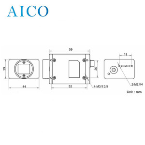 IMX304 1.1 Inch Cmos Sensor 4096X3000 12 Mp USB3.0 Interface Global Shutter Usb 3.0 3 Cmount Gebied Scan machine Vision Camera - Product Image 2