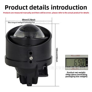 Büyük duvar H6 Harvard eski Model 3.0 inç LED farlar 55W Lens sis işık yüksek parlaklık araba spot modifiye uyumlu - Product Image 4