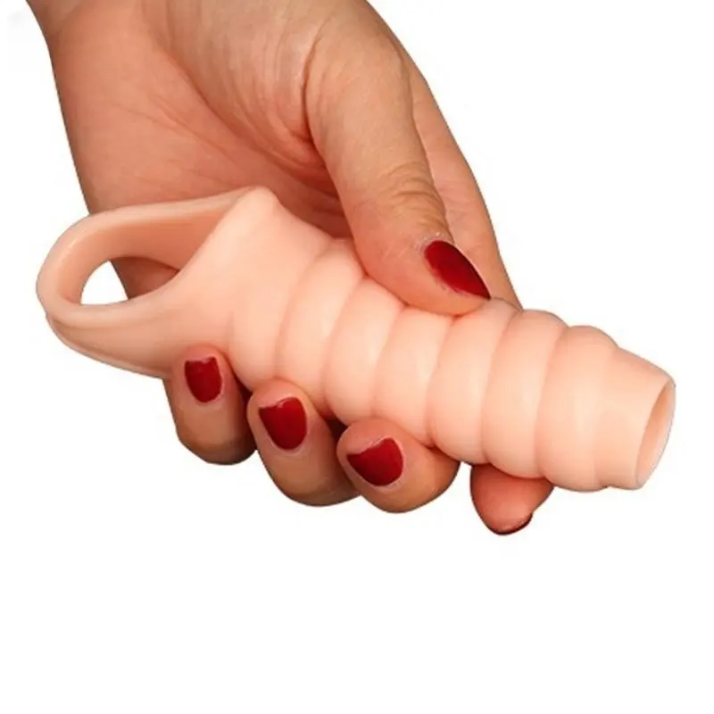 Großhandel hochwertige Trojaner-Kondome individuelle Penisärmel für Sex für Männer und Frauen vibrierender Ring für Männer
