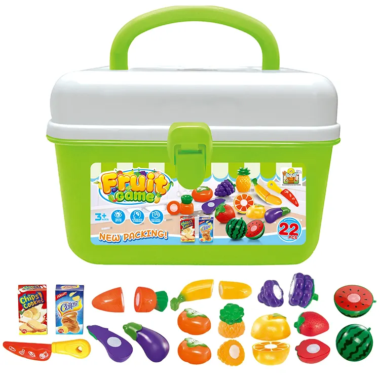 Chinese Groothandel Custom Kinderen Speelgoed Appels Mango Andere Fruit Groente Gereedschap Keuken Speelgoed Voor Kinderen