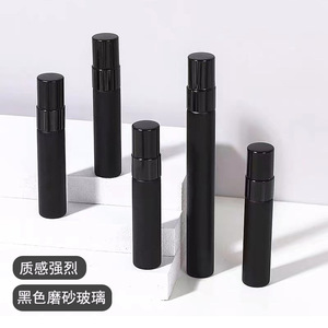 批发5ml10ml厚玻璃圆形可再填充小样品测试瓶，带纸盒包装 - Product Image 3