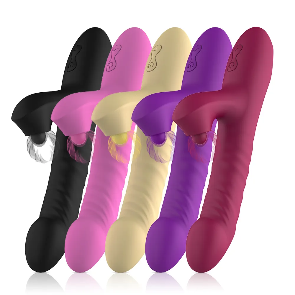Mainan seks produk pemijat stok Vibrator klitoris silikon untuk wanita g-spot getaran Dildo Vibrator untuk wanita dewasa mainan seks