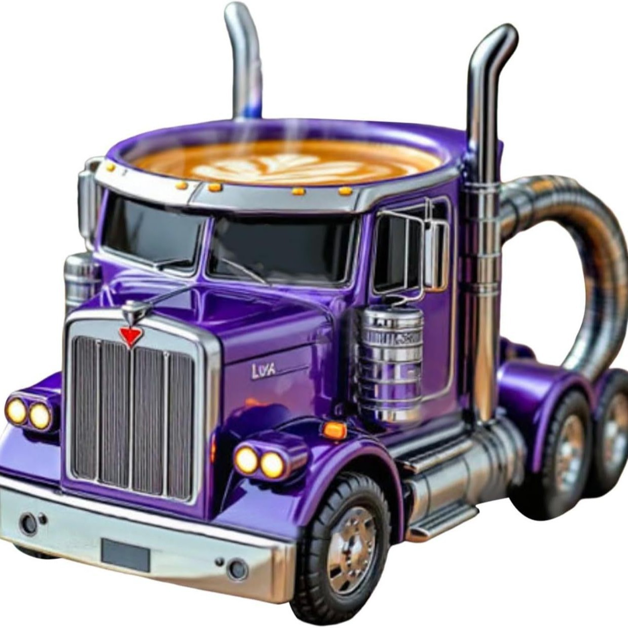 Truck cup-purple