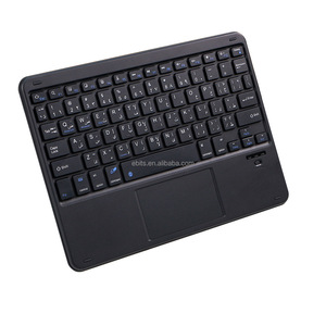 Teclado Bluetooth compacto y portátil universal de fábrica con panel táctil para Windows/IOS/Android
