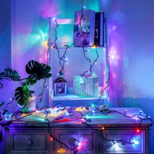 Garten führte Lichterketten für Urlaub Batterie kasten Lampe Schnur Dekorationen Lichter Schnur - Product Image 5