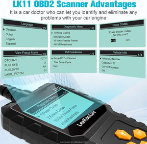 Für alle Modelle ab 1996 und später. OBD2-Scanner, professioneller Codeleser, Löschen und Zurücksetzen von Motorfehlercodes