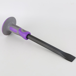 建設採掘用フラットチゼル/フィラー金属/高炭素鋼素材プラスチックハンドル - Product Image 2