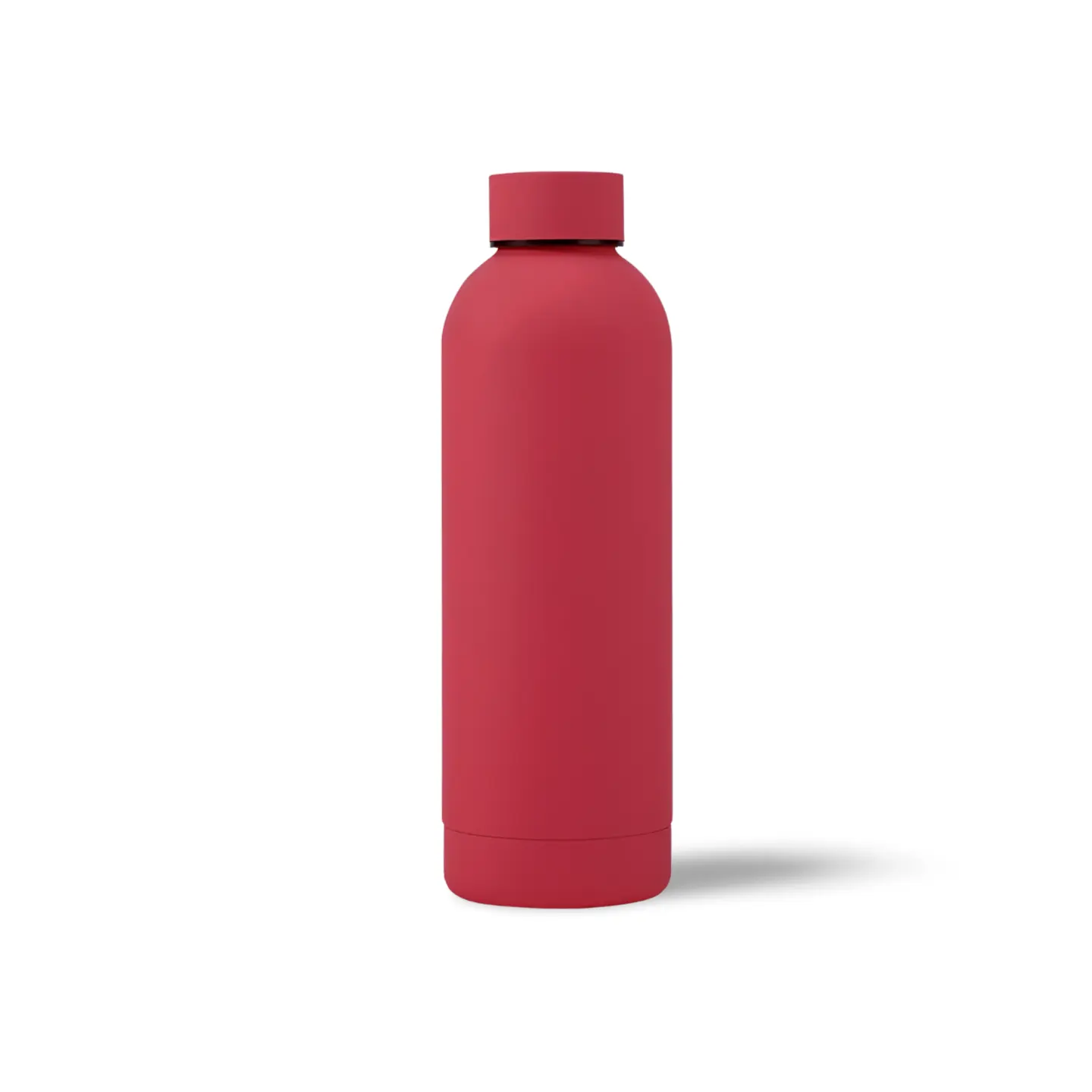 2024 Soft Touch 304 201 Double Wall Stainless Steel Small Mouth Drinking Water Bottles 350 ml Rubber Coating Bottle