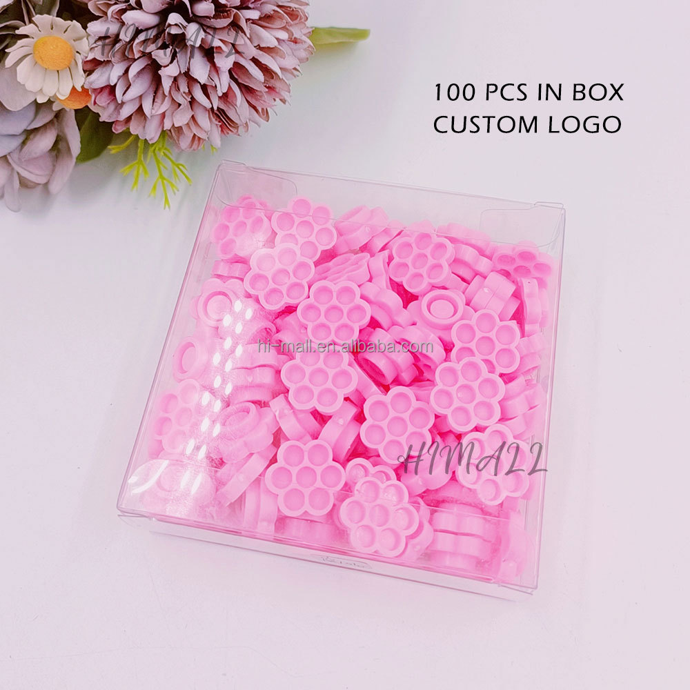 glue flower tray 100pcs + PVC box