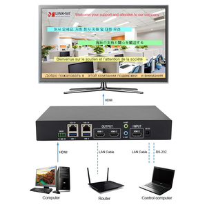 LINK-MI HD Caption Adder <strong>HDMI</strong> USB <strong>Inputs</strong> Superimpose <strong>Multiple</strong> Texts in Any Size at Any Position Image Overlay Caption Processor - Product Image 1