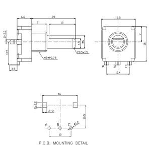 Terwin 12 Pulse Detent Half-shaft <strong>Encoders</strong> Switch Rotary <strong>Encoder</strong> for Washing Machine Knob - Product Image 5