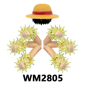 Wm6194 sakazuki Portgas D Ace khỉ D. Khỉ Luffy D. Garp Roronoa Zoro 1 Piece Mini khối xây dựng giáo dục trẻ em Đồ chơi Quà Tặng - Product Image 2