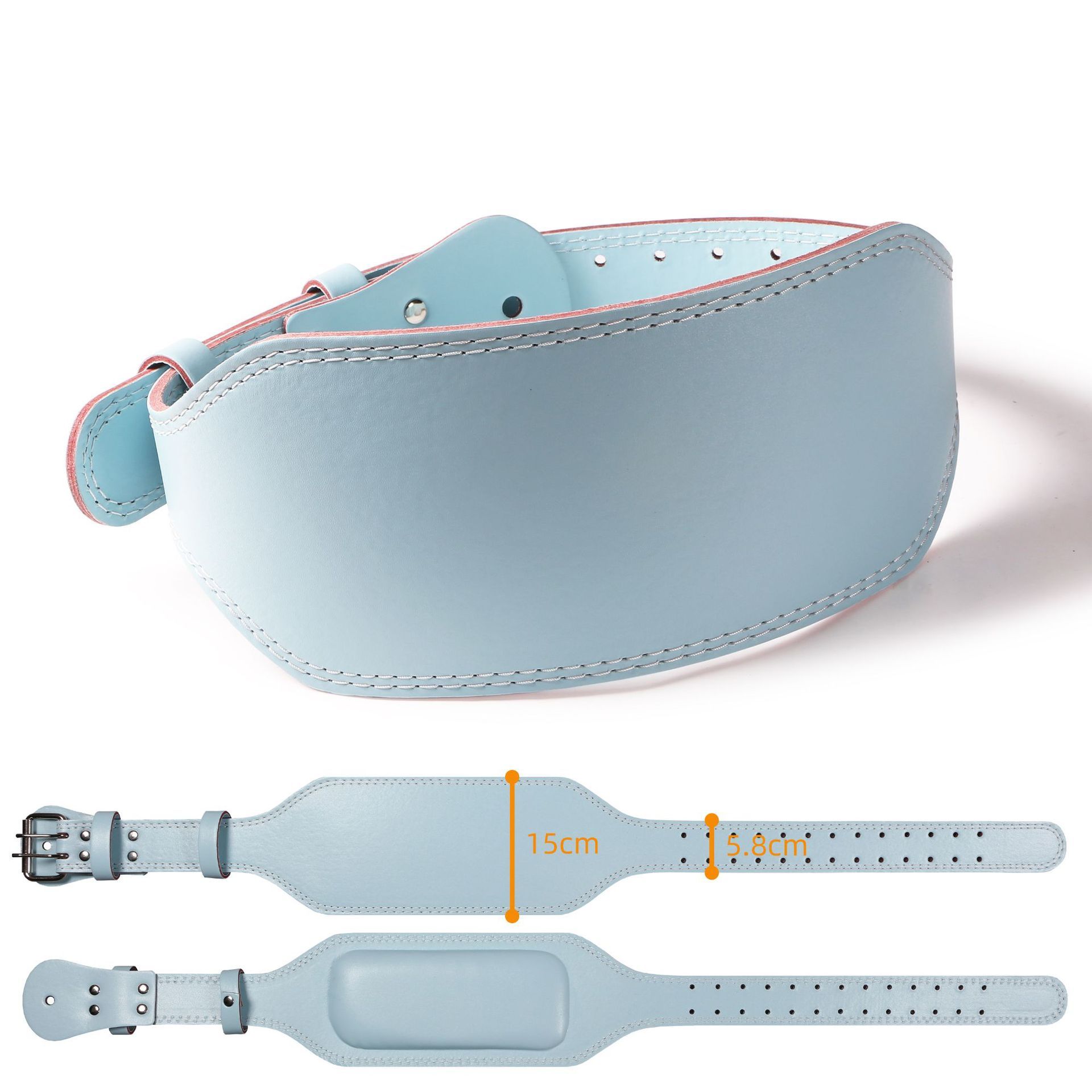 Sky Blue / Back Width Height 15cm / Back Side Sky Blue