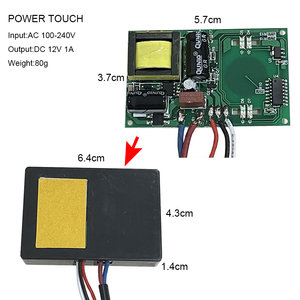 Kit di espejo inteligente, argentuador de luz led, fuente 12v con controlador, interruttore - Product Image 3