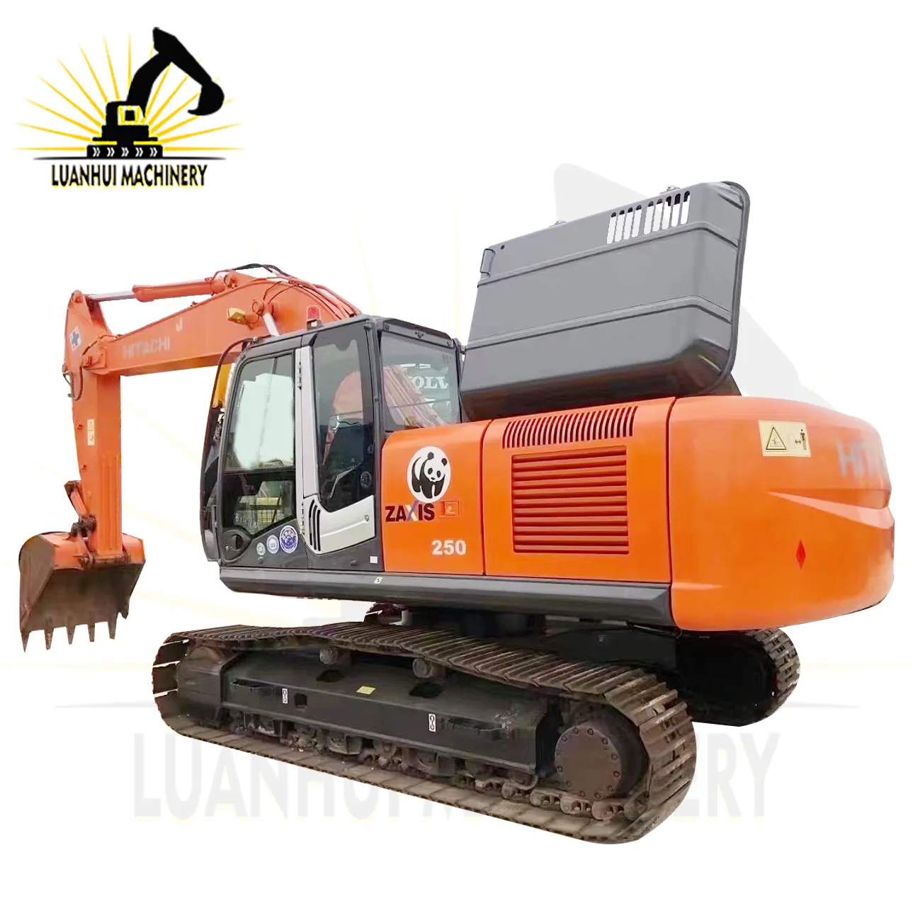 Hitachi Zx250 a utilisé l'excavatrice 25ton chargeuse-pelleteuse hydraulique pelleteuse d'occasion pour la construction