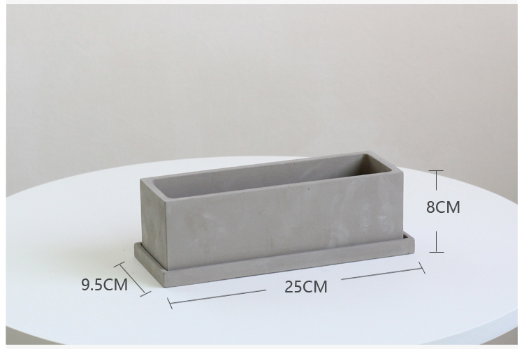 Light Grey Rectangular