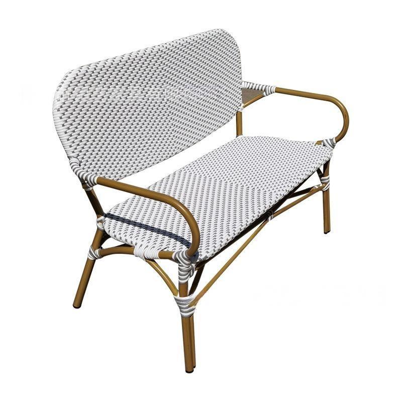 Double rattan sofa 1