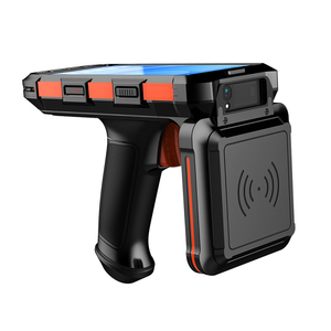 Factory Android 13 <strong>HF</strong> NFC UHF RFID <strong>Reader</strong> QR Code Laser Scanner Google Play 7200MAH 4G Wifi Handheld PDA for Logistic Warehouse