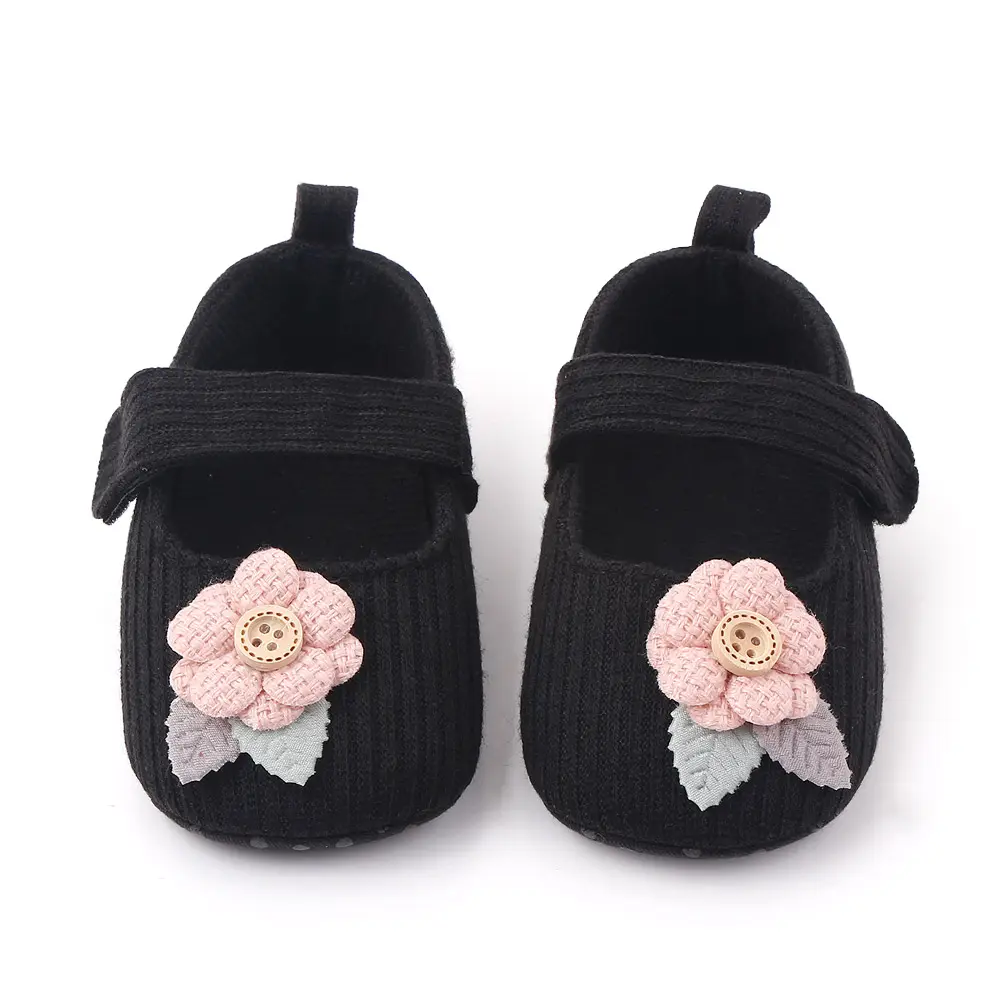 Zapatos hermosos para bebé, niña, flor de ganchillo, zapatos para bebé, primavera, otoño, niños, novedad