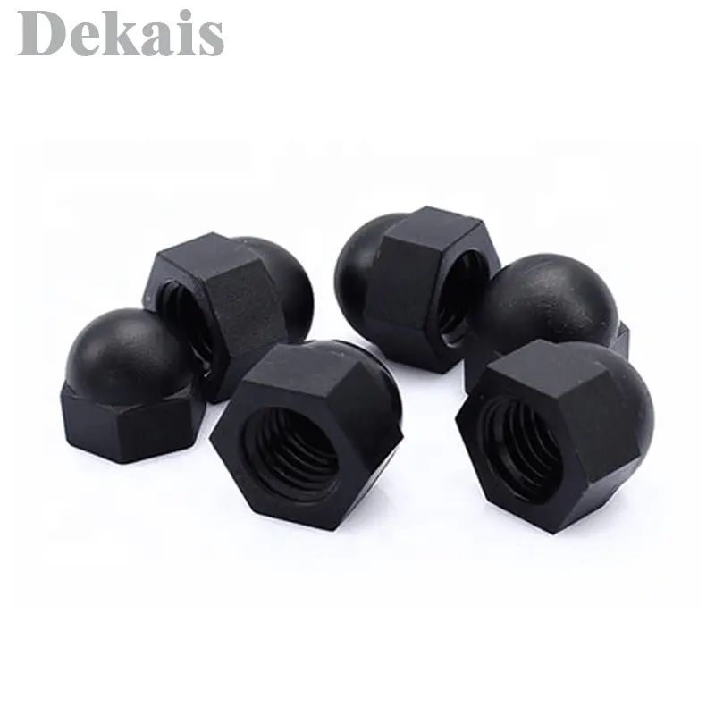 Factory Cheap Price Nylon Pa66 Nuts And Bolts Cover Half Round Hexagon Protective Caps For Industrial Electronic Use