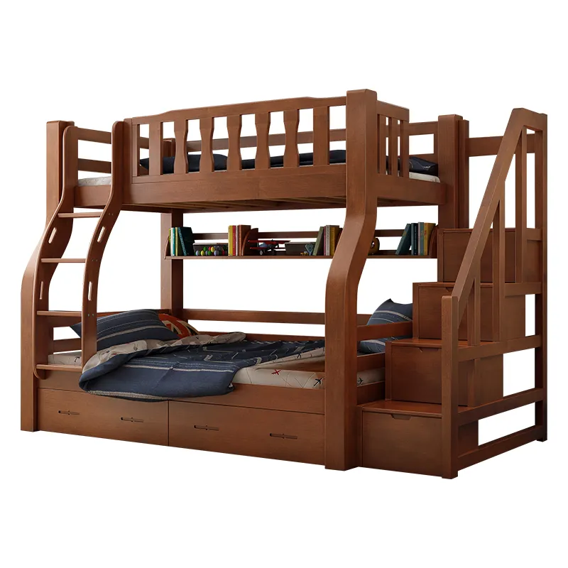 Самая низкая цена, детская мебель для спальни, двухъярусная кровать из массива дерева, детская двухъярусная кровать для детей
