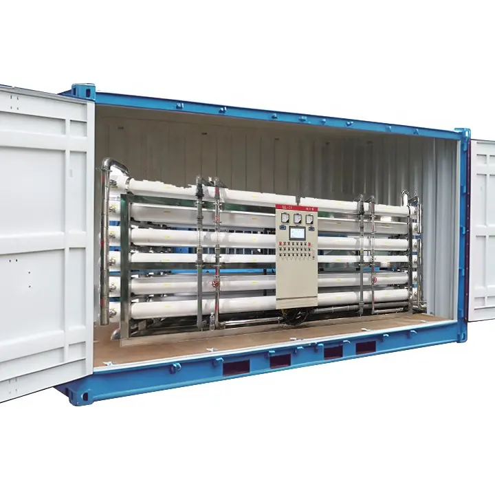 Container-Wasserbehandlungsanlage Reinigungswasserbehandlungsmaschine Container-RO-System für Brackwasser