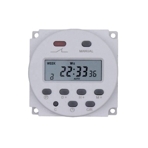 CN101A Digitaler Mikro computer 7 Tage wöchentlicher Programmierer Elektronischer <span class=keywords><strong>Timer</strong></span>-Schalter 220V Zeitrelais mit <span class=keywords><strong>Countdown</strong></span> 12V DC für Licht lüfter