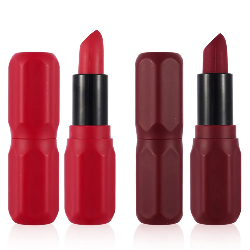 Vegan Cruelty-free Kind Rich Pigment Soft Matte Lipstick da 1 a 2 dollari Dry Velvet Long Lasting Brown Elegant Lipstick