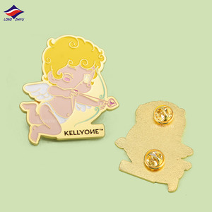 Longzhiyu Chuyên Nghiệp Mềm Men Pins Huy Hiệu Nhà Sản Xuất Tùy Chỉnh Quần Áo Kim Loại Logo Ve Áo Pins - Product Image 5