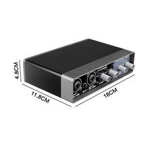 XLR <strong>Microphone</strong> 192KHZ 24 Bit <strong>Audio</strong> Interface Sound Card Studio Recording 2 Channel Soundcard <strong>Audio</strong> Interface Sound <strong>Output</strong> - Product Image 4