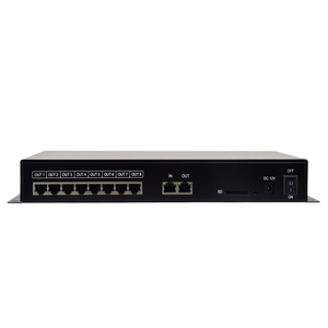 Programmabile 8192 Pixel Rgb Ha Condotto Il Regolatore 8 Porta di Uscita Dmx On-Line EN408W Led Sub Controller