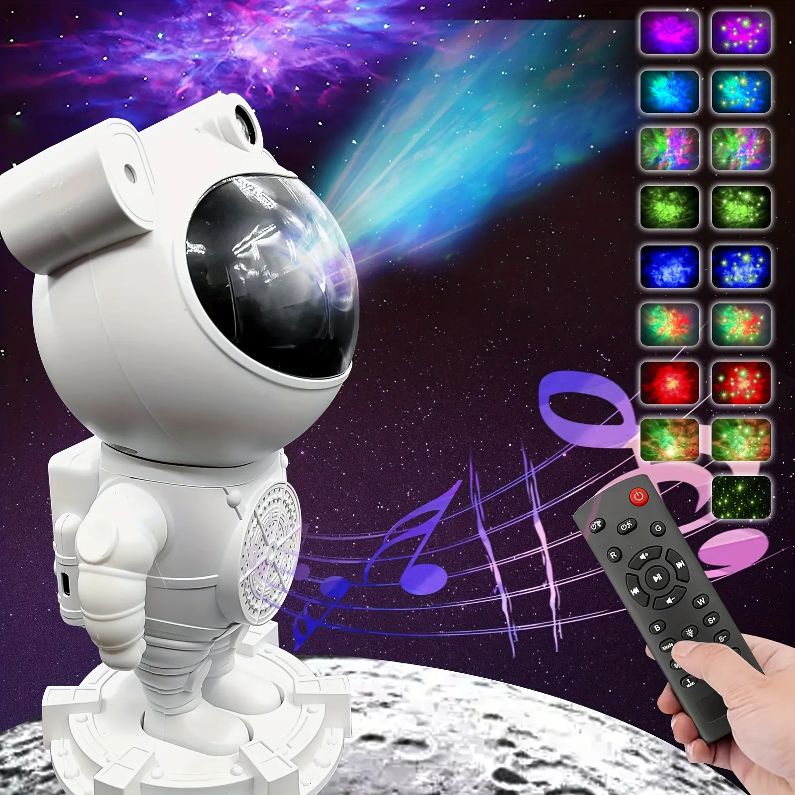 Home Dec Smart Nachtlampje Astronaut Ruimte Projector Lamp Led Ster Cloud Projector Licht