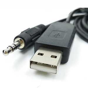 Stereo 2.5mm 3.5mm TRS Audio Jack FTDI OPC-478 RS232 USB zu TTL Serial Cable für intel galileo ICOM Alinco Programming